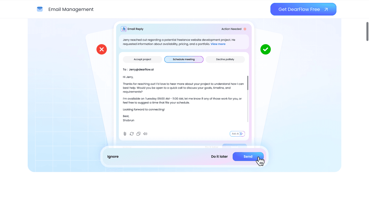 DearFlowでメール整理革命