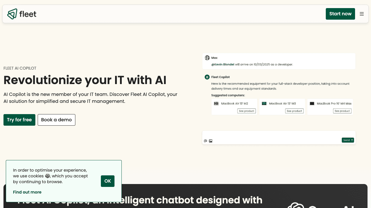 IT管理革新!Fleet AI Copilot
