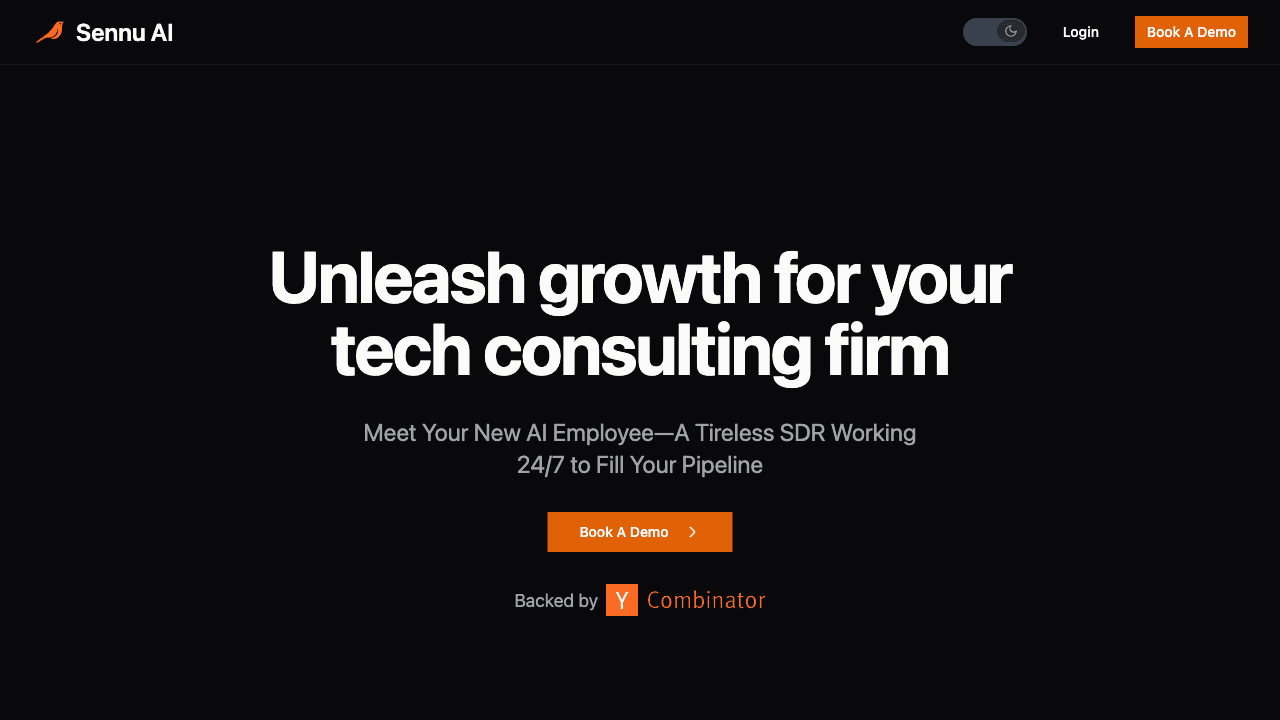 技術コンサル向けAI営業エージェントSennu AI